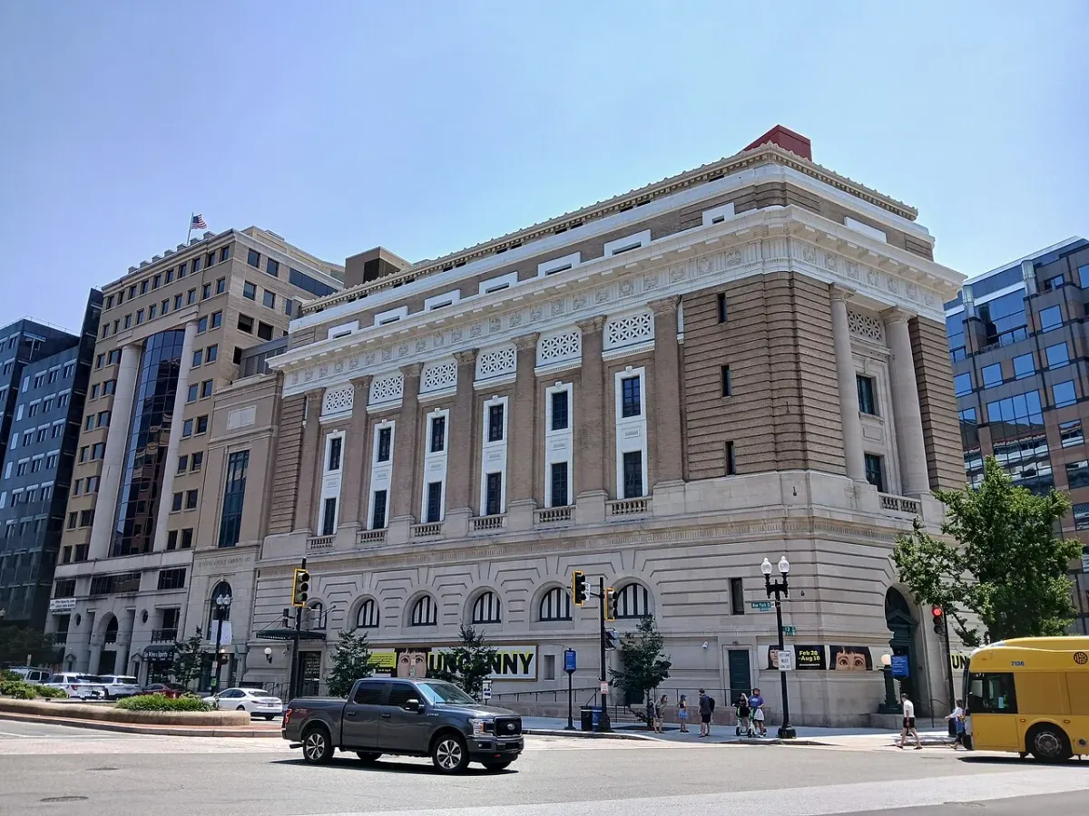 Street view of the National Museum of Women in the Arts building in Washington