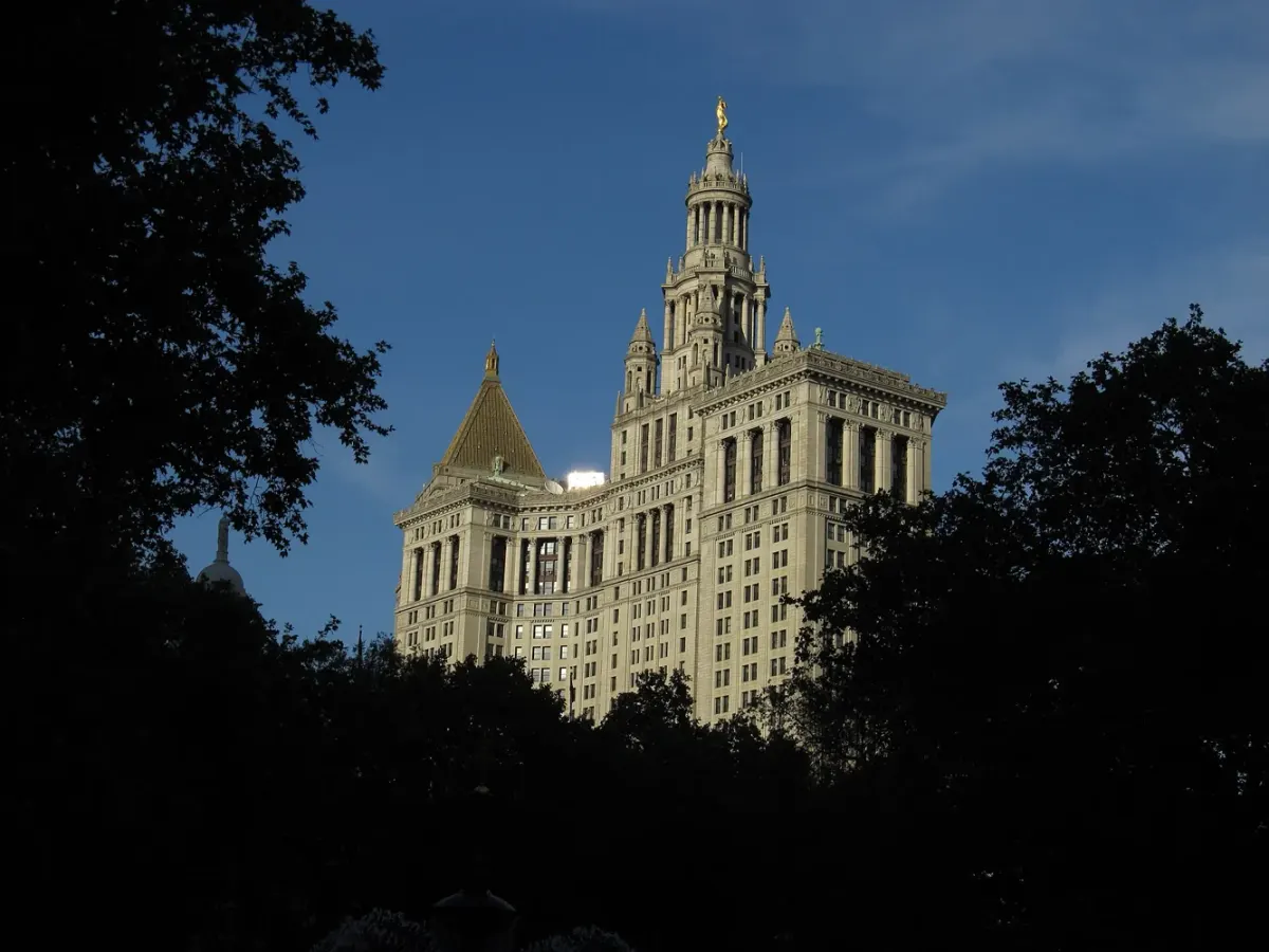 The Manhattan Municipal Building in New York City