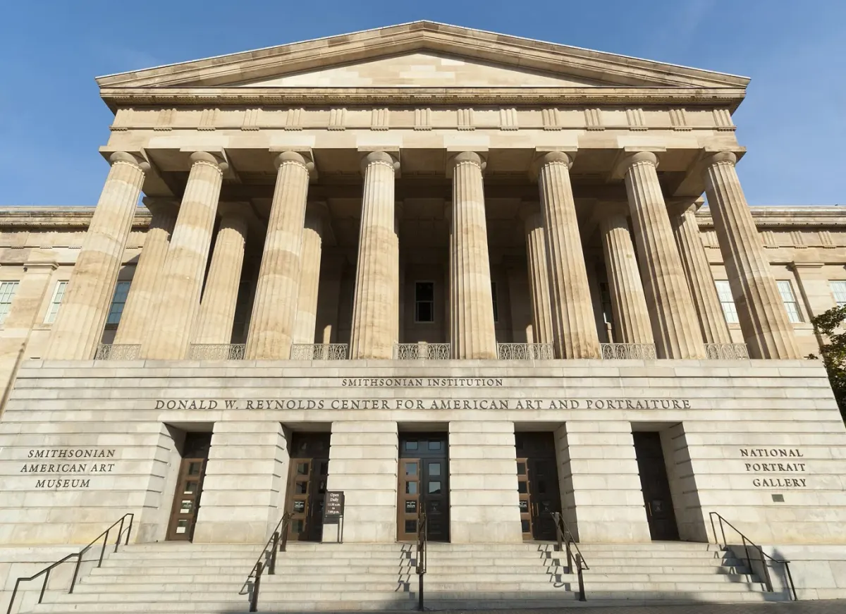 The Smithsonian American Art Museum exterior in Washington