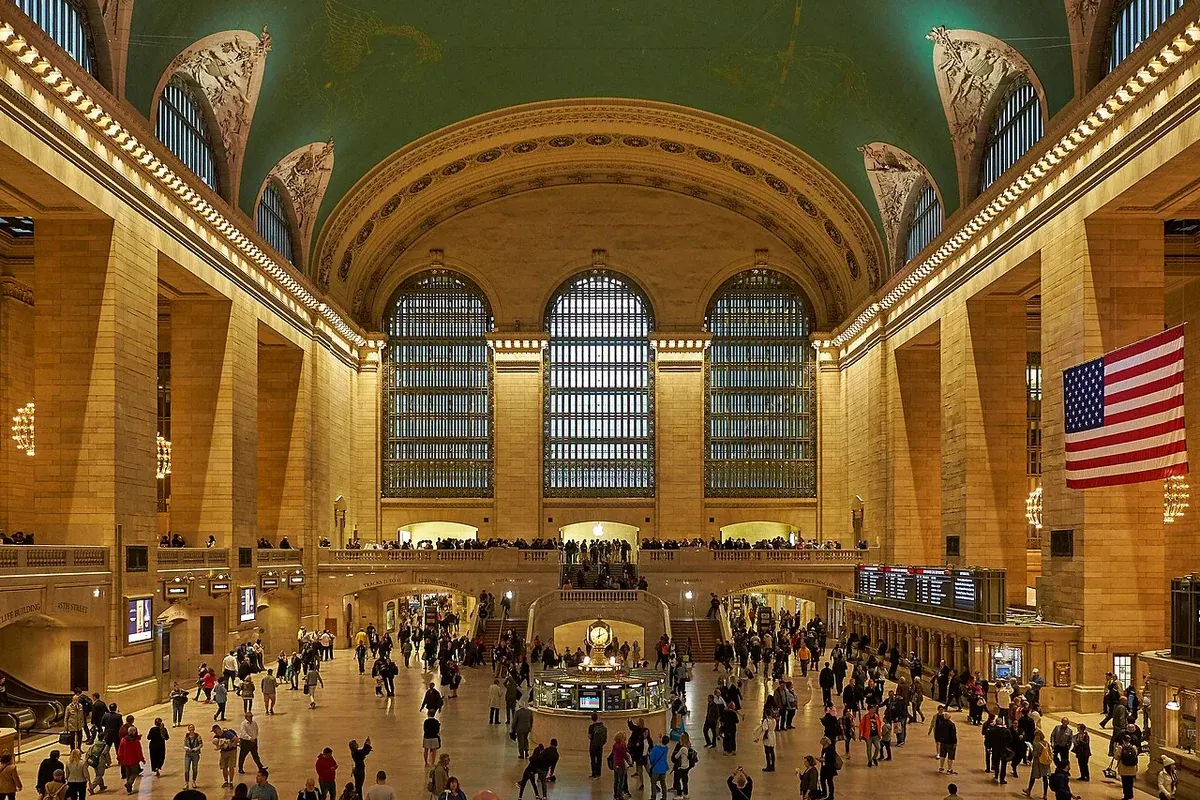 The Main Concourse at Grand Central Terminal in New York