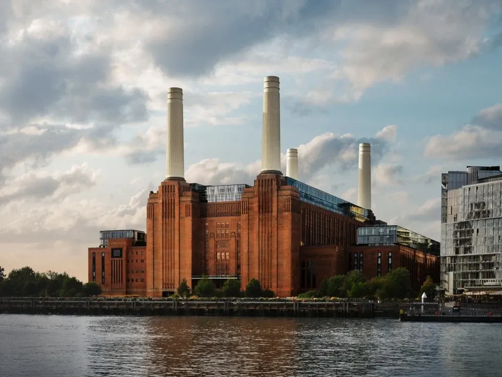 Battersea Power Station beside the River Thames, home of Apple Music Hall