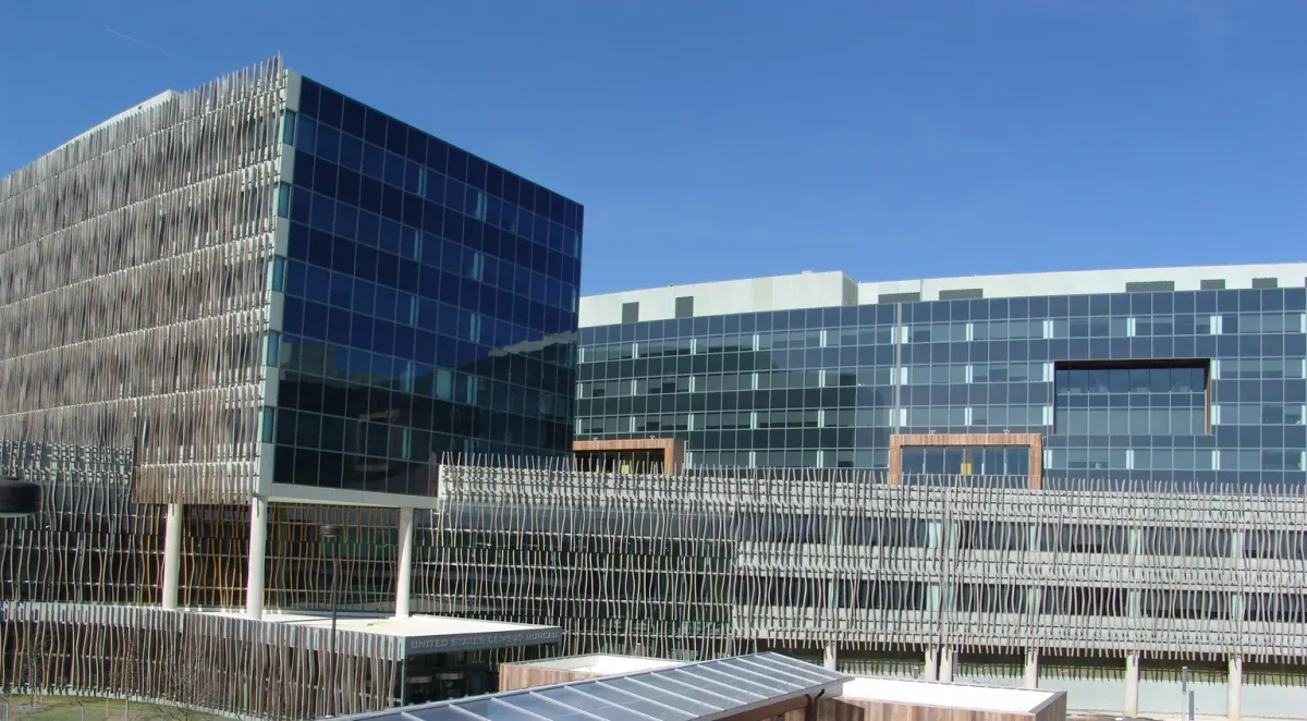 U.S. Census Bureau headquarters in Suitland Maryland photographed in March 2007