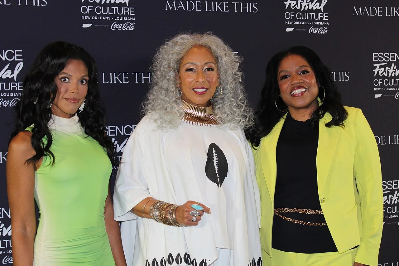 Karla Mosley, Tamara Tunie and Sheila Ducksworth at Essence Festival in 2025